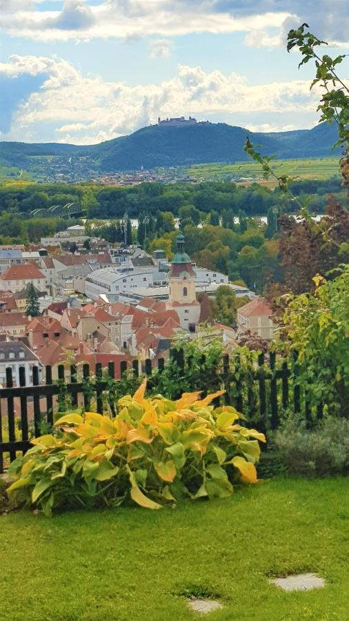 Blick Ueber Krems Mit Gartenpavillon Zewnętrze zdjęcie